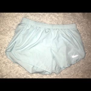 Light blue nike shorts